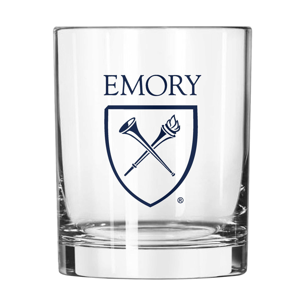 Emory University 14oz Gameday Rocks Glass - Logo Brands - Flyclothing LLC