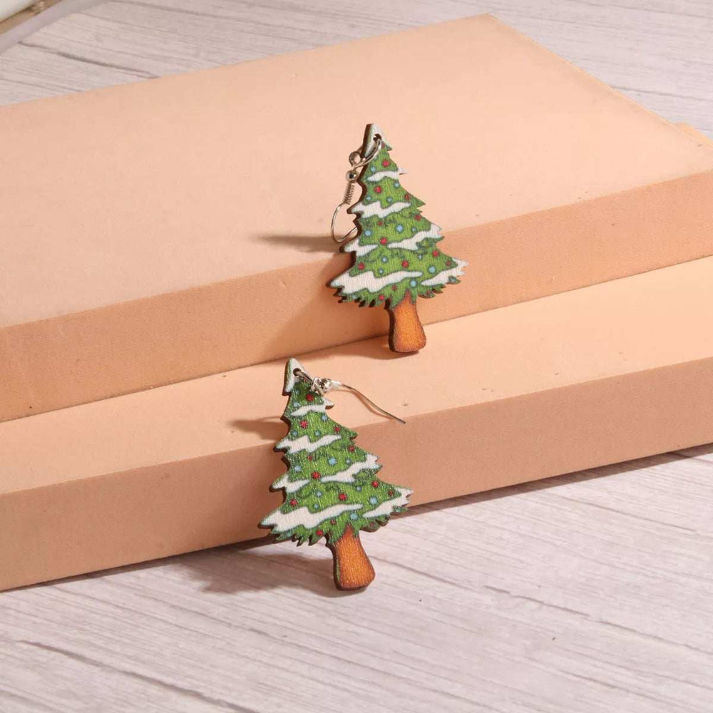 Christmas-Themed Dangle Earrings - Trendsi - Flyclothing LLC