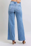 Judy Blue Full Size Wide Leg Jeans with Pockets - Trendsi - Flyclothing LLC