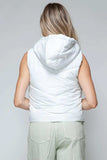 Snobbish Zip Up Quilted Hooded Vest - Trendsi - Flyclothing LLC