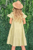 And The Why Cotton Gauze Baby Doll Casual Dress - Trendsi - Flyclothing LLC