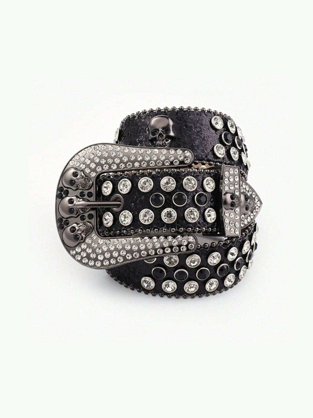 PU Leather Skull Belt - Trendsi - Flyclothing LLC
