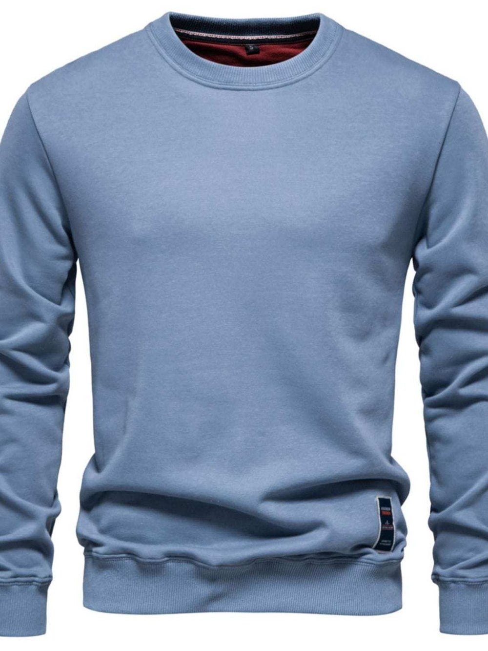 Men's Round Neck Long Sleeve Sweatshirt - Trendsi - Flyclothing LLC