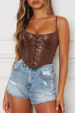 Scoop Neck Spaghetti Strap Cami - Trendsi - Flyclothing LLC
