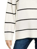 Zenana Round Neck Stripe Sweater - Trendsi - Flyclothing LLC