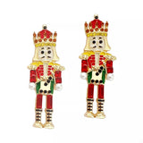 Christmas Nutcracker Earrings - Trendsi - Flyclothing LLC