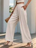 Tied Wide Leg Pants - Trendsi - Flyclothing LLC