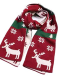 Christmas Reindeer Knitted Scarf - Trendsi - Flyclothing LLC