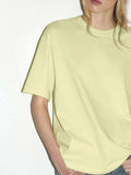 Plus Size Oversized Round Neck Short Sleeve T-Shirt - Trendsi - Flyclothing LLC