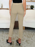 FAM-FAM Pocketed High Waist Skinny Pants - Trendsi - Flyclothing LLC