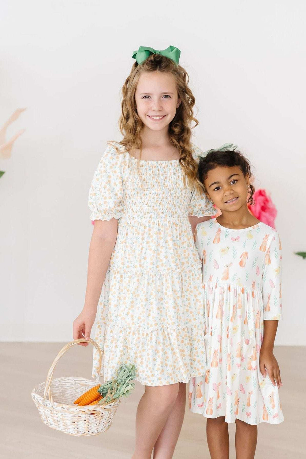 Marvelous Marigolds Smocked Ruffle Dress - Mila & Rose ® - Flyclothing LLC