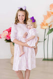 Baby Bunnies 3/4 Sleeve Ruffle Twirl Dress - Mila & Rose ® - Flyclothing LLC