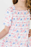 Vintage Flags Smocked Ruffle Dress - Mila & Rose ® - Flyclothing LLC