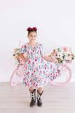 SALE Dots & Daisies Smocked Ruffle Dress - Mila & Rose ® - Flyclothing LLC
