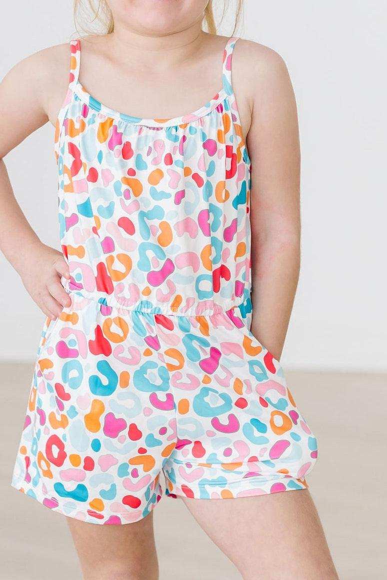 Wild Child Strappy Play Romper - Mila & Rose ® - Flyclothing LLC