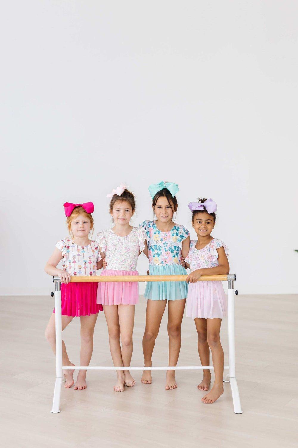 Ballerina Bows S/S Twirl Leotard - Mila & Rose ® - Flyclothing LLC