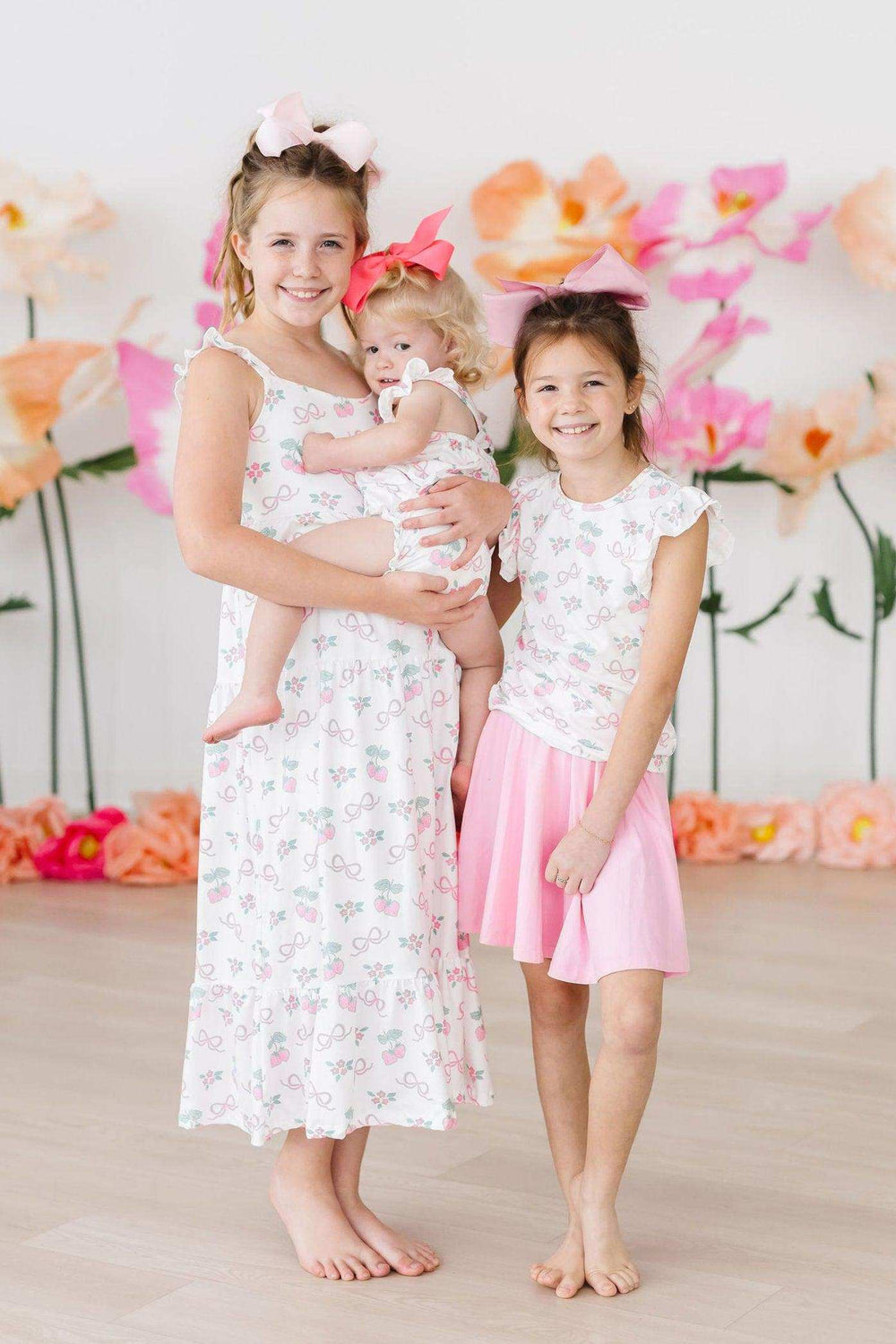 Berries & Bows Ruffle Maxi Dress - Mila & Rose ® - Flyclothing LLC