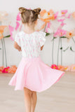 Bubblegum Pink Twirl Skort - Mila & Rose ® - Flyclothing LLC