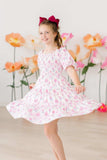 Rose Garden Smocked Ruffle Dress - Mila & Rose ® - Flyclothing LLC