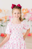 Rose Garden Smocked Ruffle Dress - Mila & Rose ® - Flyclothing LLC
