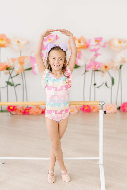 Daisy Dreams S/S Flutter Sleeve Leotard - Mila & Rose ® - Flyclothing LLC