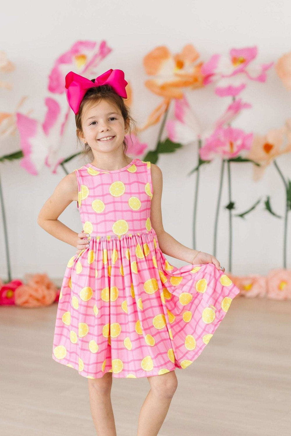 Pink Lemonade Tank Twirl Dress - Mila & Rose ® - Flyclothing LLC