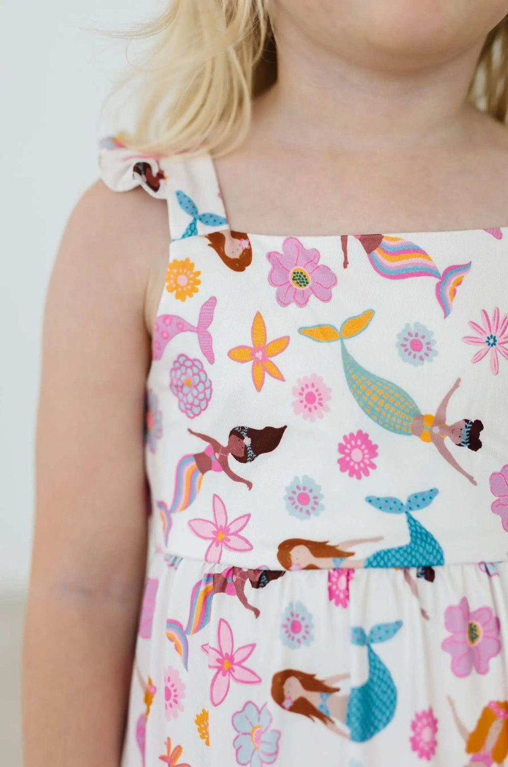 Mermaid Magic Ruffle Maxi Dress - Mila & Rose ® - Flyclothing LLC