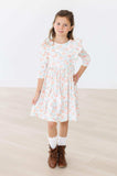 Pretty Pumpkins Ruffle Twirl Dress - Mila & Rose ® - Flyclothing LLC