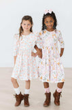 Pretty Pumpkins Ruffle Twirl Dress - Mila & Rose ® - Flyclothing LLC