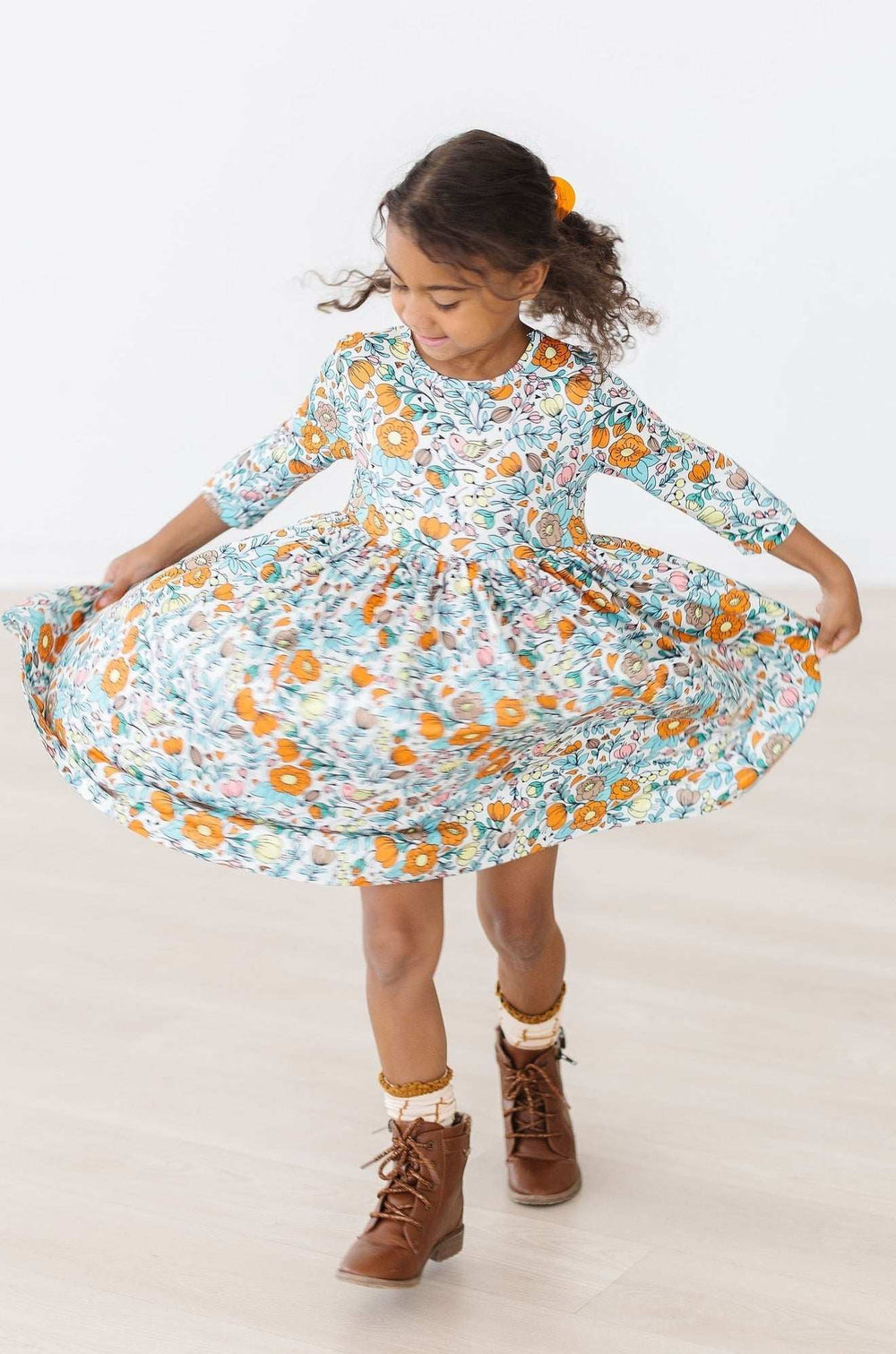 Vintage Vibes 3/4 Pocket Twirl Dress - Mila & Rose ® - Flyclothing LLC