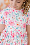 Rosettes S/S Pocket Twirl Dress - Mila & Rose ® - Flyclothing LLC