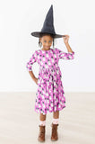 Witches Boo 3/4 Sleeve Pocket Twirl Dress - Mila & Rose ® - Flyclothing LLC