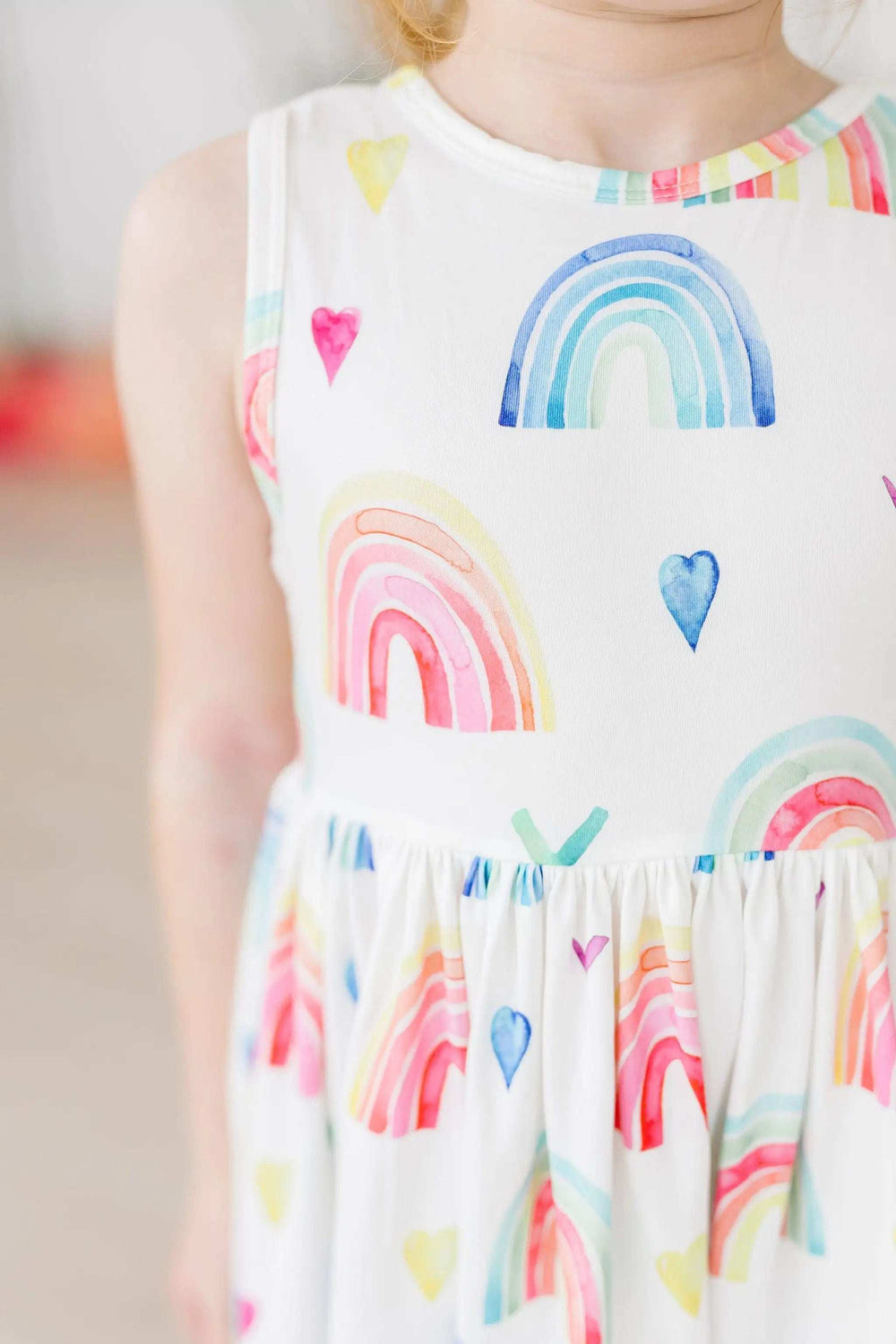 Radiant Rainbows Tank Twirl Dress - Mila & Rose ® - Flyclothing LLC