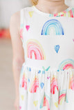 Radiant Rainbows Tank Twirl Dress - Mila & Rose ® - Flyclothing LLC