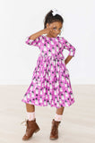 Witches Boo 3/4 Sleeve Pocket Twirl Dress - Mila & Rose ® - Flyclothing LLC