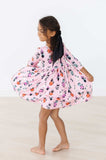 Purr-fectly Spooky 3/4 Sleeve Pocket Twirl Dress - Mila & Rose ® - Flyclothing LLC