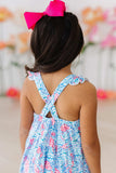 Crab Walk Ruffle Cross Back Dress - Mila & Rose ® - Flyclothing LLC