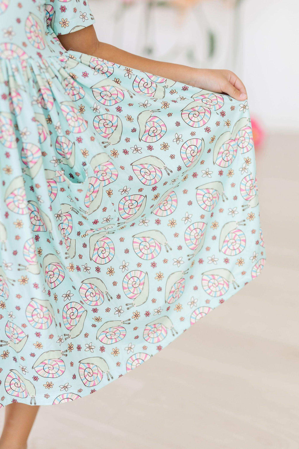 SALE Spring Snails S/S Pocket Twirl Dress - Mila & Rose ® - Flyclothing LLC