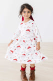 Mistletoe Magic 3/4 Sleeve Pocket Twirl Dress - Mila & Rose ® - Flyclothing LLC