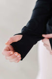 Balanced Black Full-Zip Ruffle Active Jacket - Mila & Rose ® - Flyclothing LLC