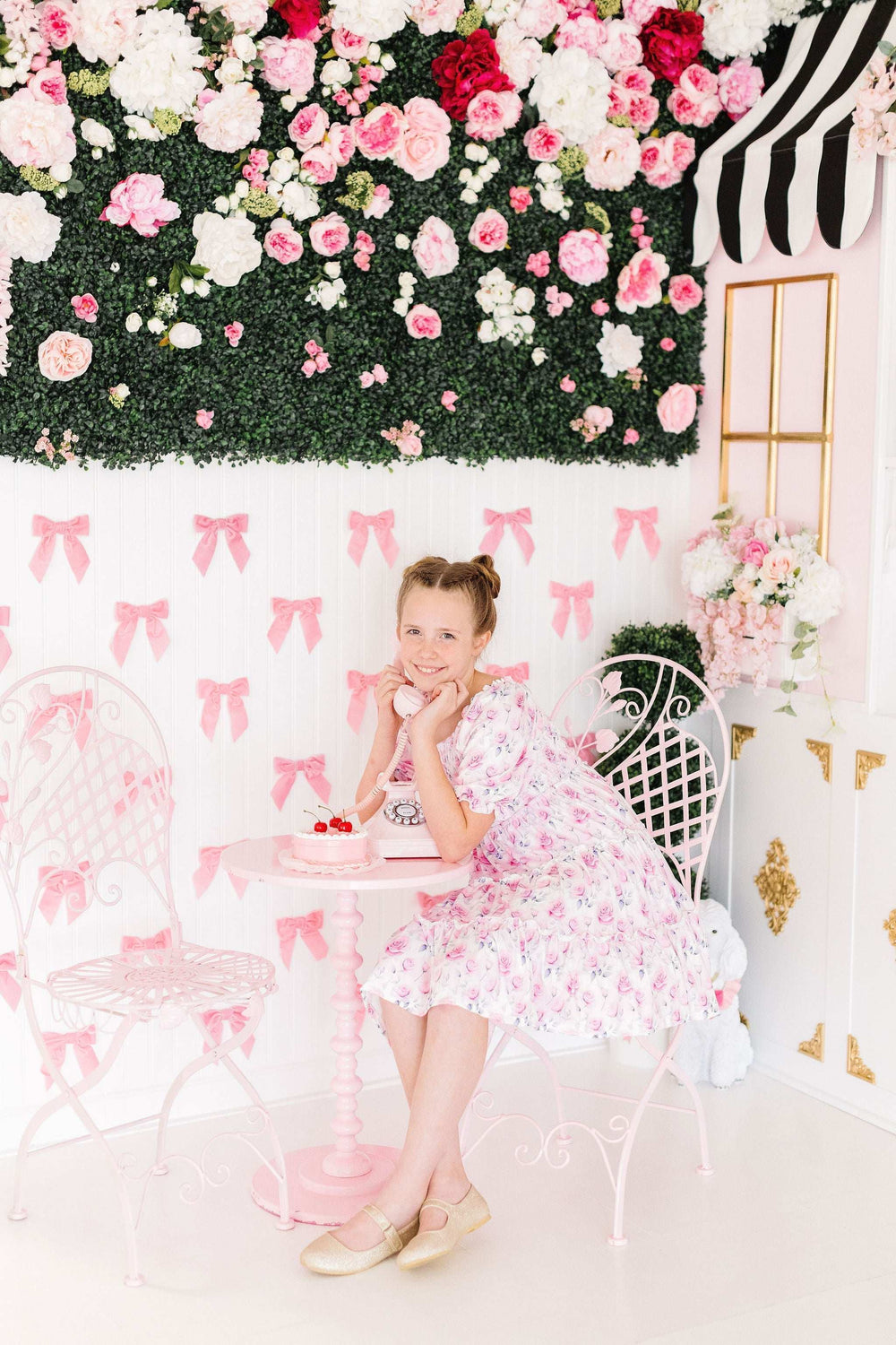 Rose Garden Smocked Ruffle Dress - Mila & Rose ® - Flyclothing LLC