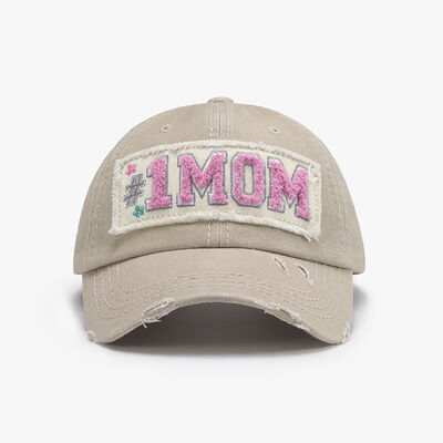 Letter Adjustable Cotton Baseball Cap - Trendsi - Flyclothing LLC
