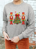 Christmas Nutcracker Men Guard Graphic Pullover Sweatshirt - Trendsi - Flyclothing LLC