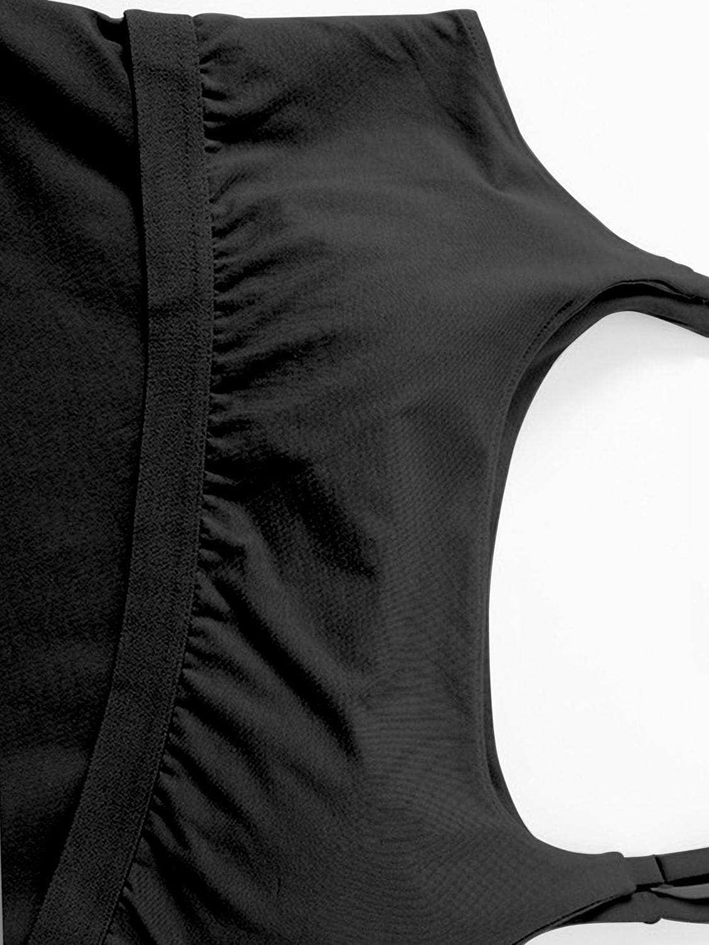 Scoop Neck Cropped Cami with Chest Pads - Trendsi - Flyclothing LLC