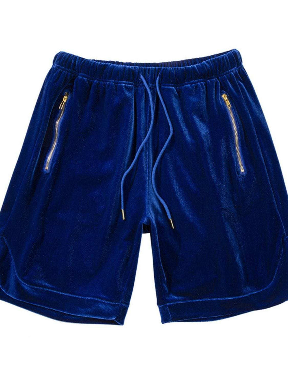 Men's Drawstring Pocketed Shorts with Zip - Trendsi - Flyclothing LLC