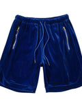 Men's Drawstring Pocketed Shorts with Zip - Trendsi - Flyclothing LLC