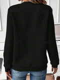 Quarter Zip Textured Long Sleeve Sweatshirt - Trendsi - Flyclothing LLC