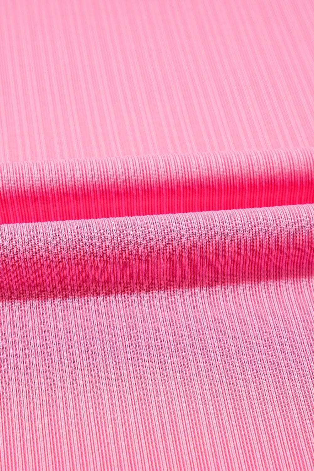 Ruffle Trim Round Neck Top and Drawstring Skirt Set - Trendsi - Flyclothing LLC