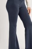 Umgee High-Waisted Flare Leggings - Trendsi - Flyclothing LLC
