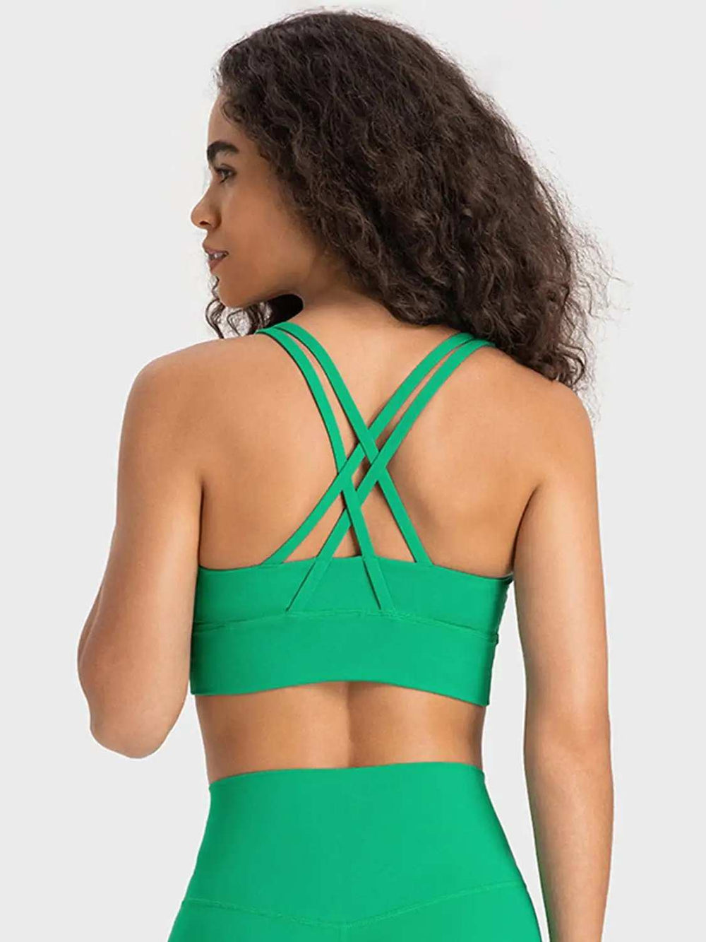 Crisscross Scoop Neck Active Tank - Trendsi - Flyclothing LLC